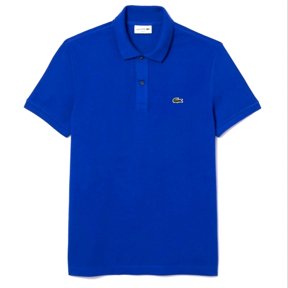 Lacoste Other - Lacoste Polo L.12.12 100% Cotton Pique Slim Fit Cosmic Blue Nwot Men's Medium 6